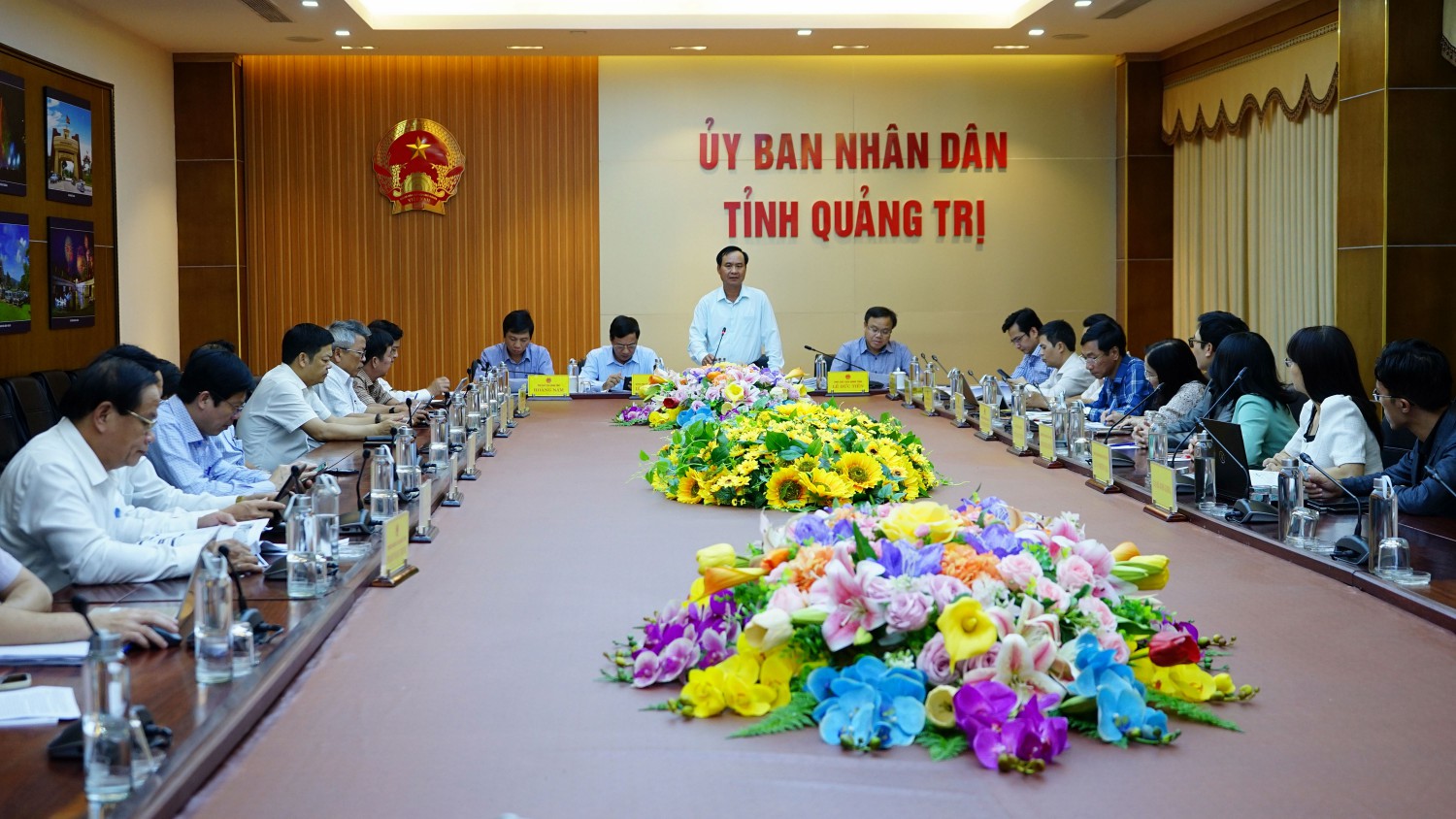 Chủ tịch UBND tỉnh Võ Văn Hưng đề nghị các đơn vị tư vấn, phản biện trong quá trình xây dựng quy hoạch tỉnh phải đặc biệt chú trọng đến những ưu thế riêng có mà tỉnh đang sở hữu