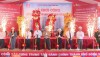 Đại biểu tiến thành nghi thức lễ động thổ khởi công xây dựng Trung tâm Hành chính TP. Đông Hà